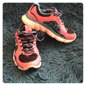 Little girls Under Armour sneakers